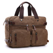 Canvas Leather Briefcase