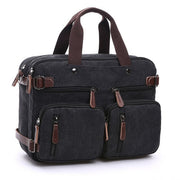 Canvas Leather Briefcase