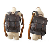 Vintage Multifunction Backpack