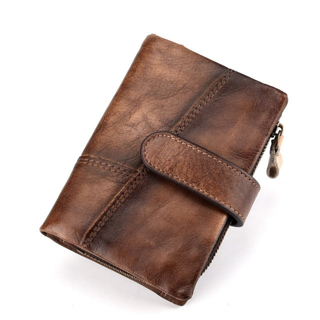 Retro Leather Unisex Wallet