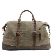 Vintage Waxed Canvas Duffel Bag