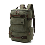 Journeyman Leather Canvas Backpack