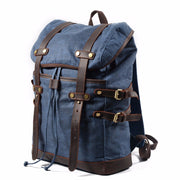 Benjamin Canvas Leather Backpack