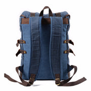 Benjamin Canvas Leather Backpack