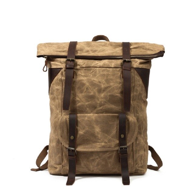 Journeyman Leather Retro Backpack